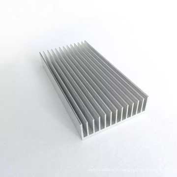 Profils de radiateur en aluminium extrudé pour les machines